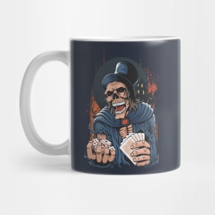 playing card skulls Mug